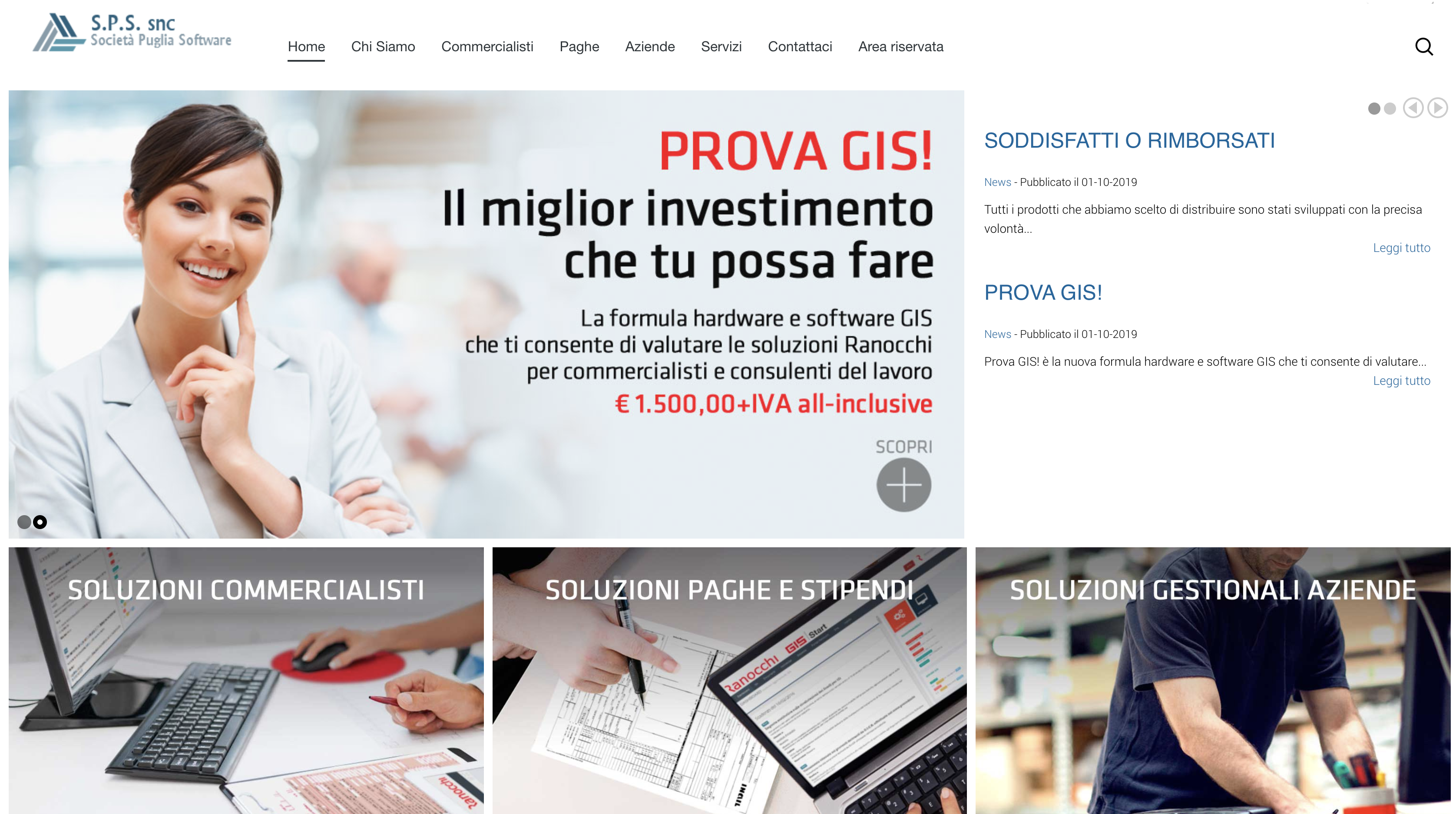 nuovo sito partner societ&agrave; puglia software di taranto